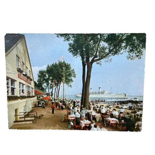Postkarte fährhaus schulau - postkarte, ak