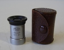 Seltene kleine Lupe Carl Zeiss Jena TELLUP 2,5 x / 6 x