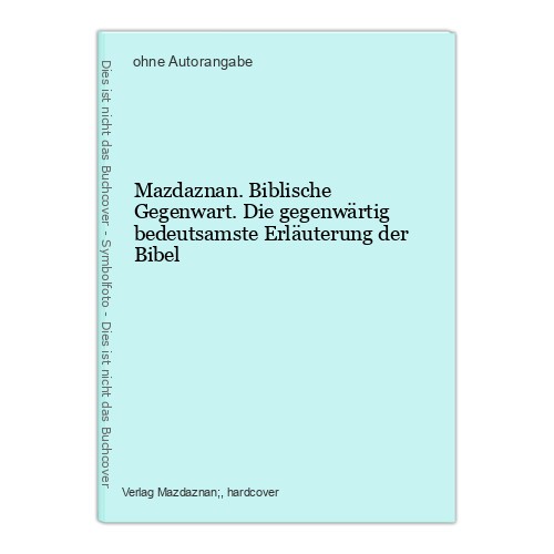 Mazdaznan biblische - mazdaznan.,