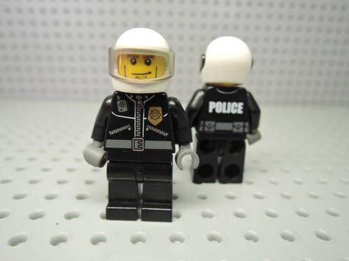 Lego city polizist lederjacke - polizist,
