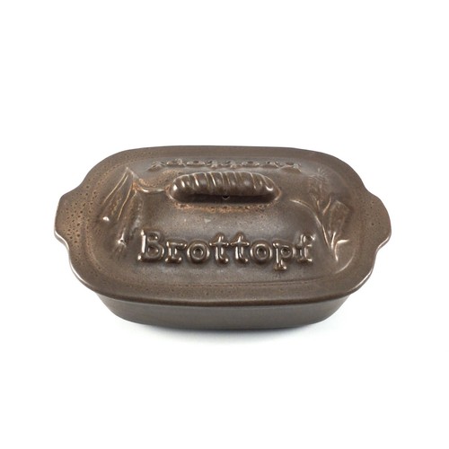 Silberdistel keramik brottopf - keramik,