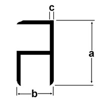 (11,50€/m)  Alu Eck-Profil