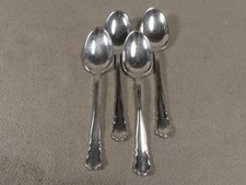 Wilkens Chippendale 4 Mokkalöffel 11,2 cm  90er Silberauflage