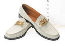 SANDRO Max Schuhe Damen EU 38 / UK 5 Echsen Prägung Leder Slipper