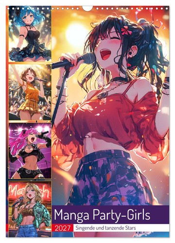 Manga party girls singende - manga,