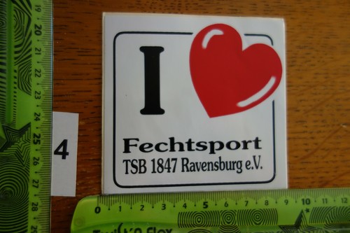 Alter aufkleber sport fechten - aufkleber,