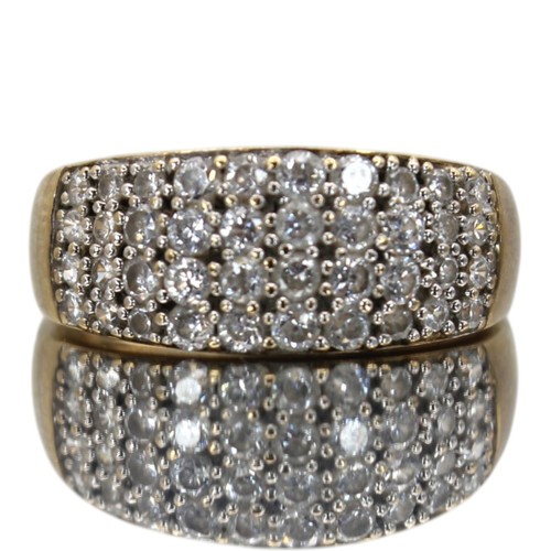 Gold pave ring gelb - pave, 9