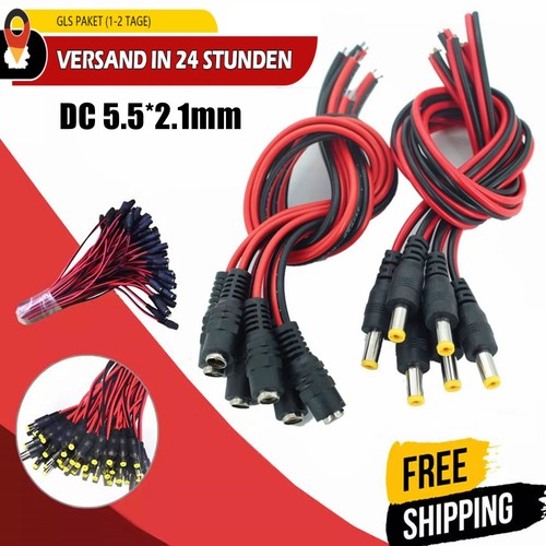 10x hohlstecker und buchse - dc,