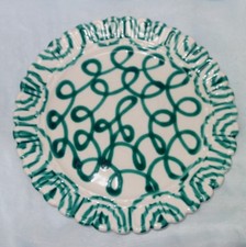 Gmundner Keramik grün geflammt - Kuchenplatte, Schale - zur Auswahl