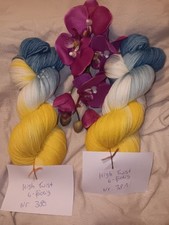 Handgefärbte Sockenwolle