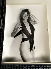 Akt Erotik Vintage Kunst Foto hübsche junge Frau im Profil 1970 PO