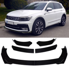 Glänzend Frontspoiler Spoilerlippe Spoilerschwert Für VW Tiguan MK2 II 2 R-Line