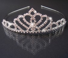 DIADEM Tiara Strass Gold