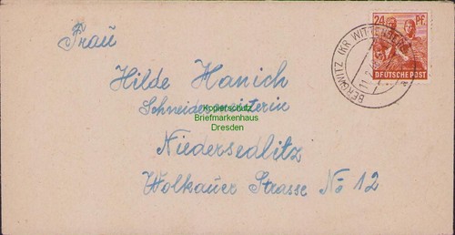B15178 sbz brief bergwitz - b15178,