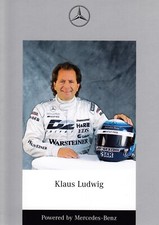 Klaus Ludwig Mercedes Autogrammkarte