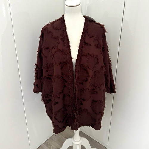 Zara damen kimono braun - damen, kimono•