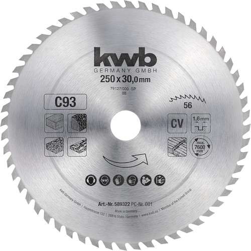 Kwb kreissägeblatt 250 - kwb,