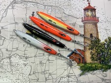 pilker set norwegen 4 Speed Pilker 200g UV Farben VMC Drillinge