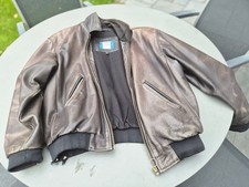 Lederjacke Hein Gericke Braun