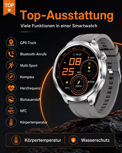 New gps sports - smartwatch, 1.85