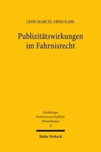 Publizitätswirkungen - , im