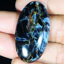 46.55 Karat Natürlich Pietersite Oval Cabochonschliff Lose Edelstein (22 x 41 X