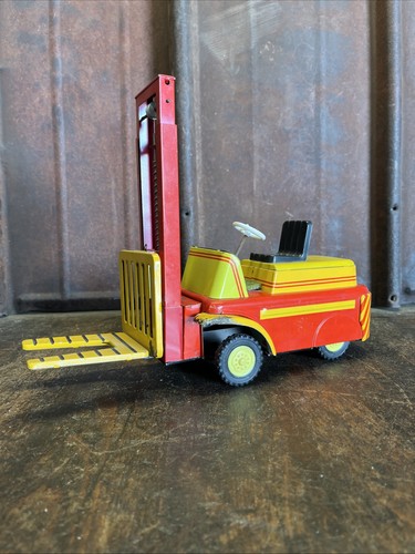 Vintage tin toy gabelstapler - vintage,