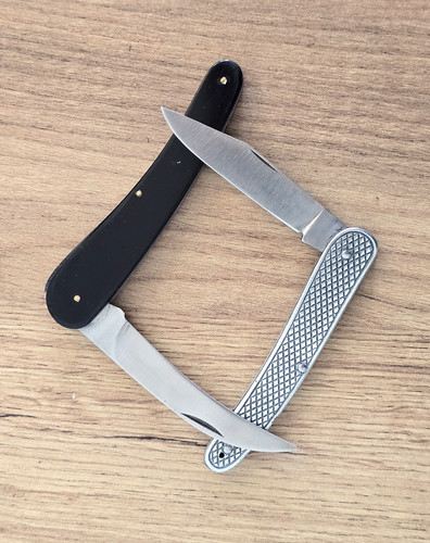 Vintage klapmesser - 2x,