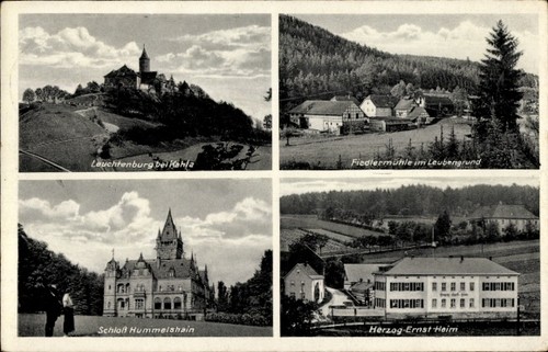 Kahla thüringen - ak,