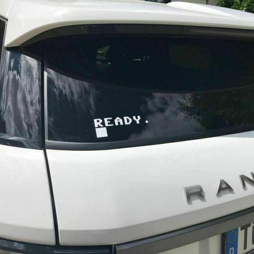 C64 commodore ready sticker - commodore,