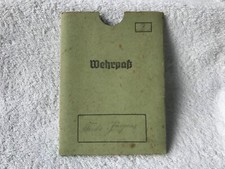 Wehrmacht Hülle Wehrpass 2.WK WWII gestempelt Hersteller