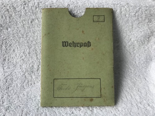 Wehrmacht hülle wehrpass wk - wehrmacht, 2.wk