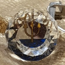 Swarovski Figur Schlüsselanhänger 9 cm Dreizack