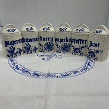 6tlg Vintage Gewürzdosen-Set
