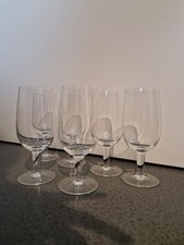 6 Biergläser mit rautenförmiger Gravur