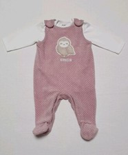 Baby Strampler und Body Eule altrosa Erstausstattung Neugeborene Gr. 56 NEU