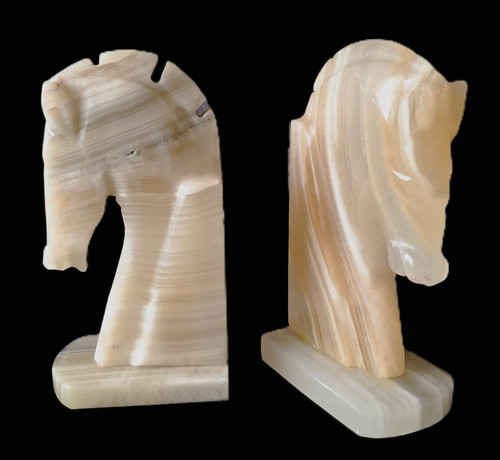 Buchstützen marmor onyx - 2,