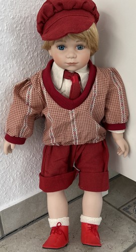 Sammlerpuppe 50cm keramik - ca.,