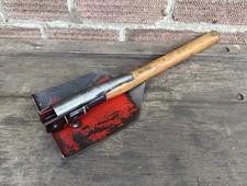 Vintage klappbare Grabenschaufel Spaten Camping Metalldetektor altes Werkzeug