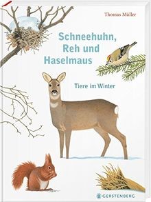 Schneehuhn reh und - schneehuhn,, haselmaus