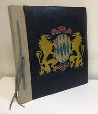 Bayern 1849-1920, sehr altes Briefmarkenalbum, teils mit Vordruckblätter 