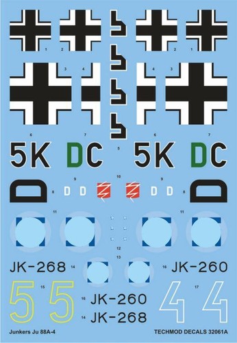 Junkers 4 decals - junkers, a-4