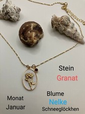Geburtsblume Januar, Halskette