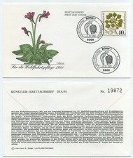 62147 - Mi.Nr. 1108 - FDC - Bonn 8.10.1981 - Gefährdete Pflanzen: Wassernuss