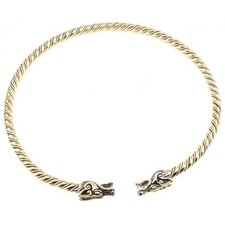 Wolf wikinger torques halsreif - wolf,