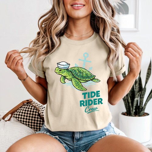 Tide rider crew damen shirt - crew, t-shirt