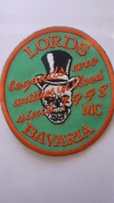 Patch MC Lords  Aufnäher biker rocker kutte Motorradclub