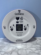  Seltener Vintage Guinness Werbung großer Teller / Ladegerät