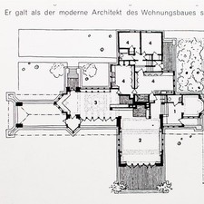 Frank Lloyd Wright Willits House Illinois Architektur Entwurf Fotografie Abzug