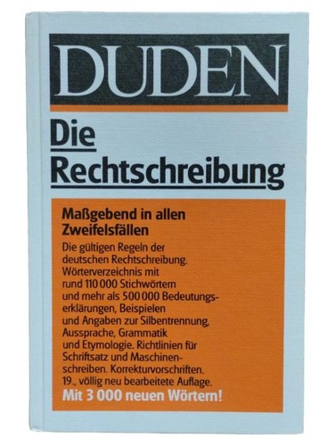 Duden die rechtschreibung - duden,
